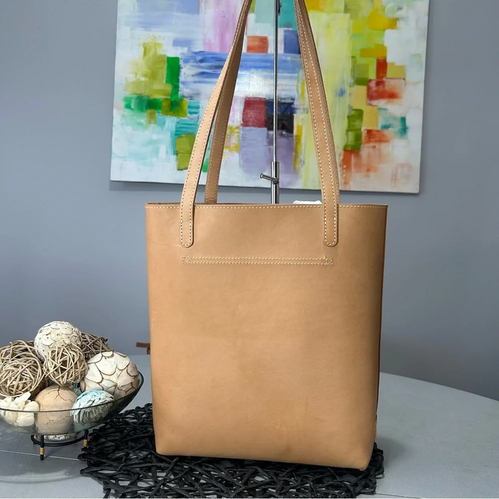 Consuela Diego Natural Leather Tote NWT - Picture 6 of 10